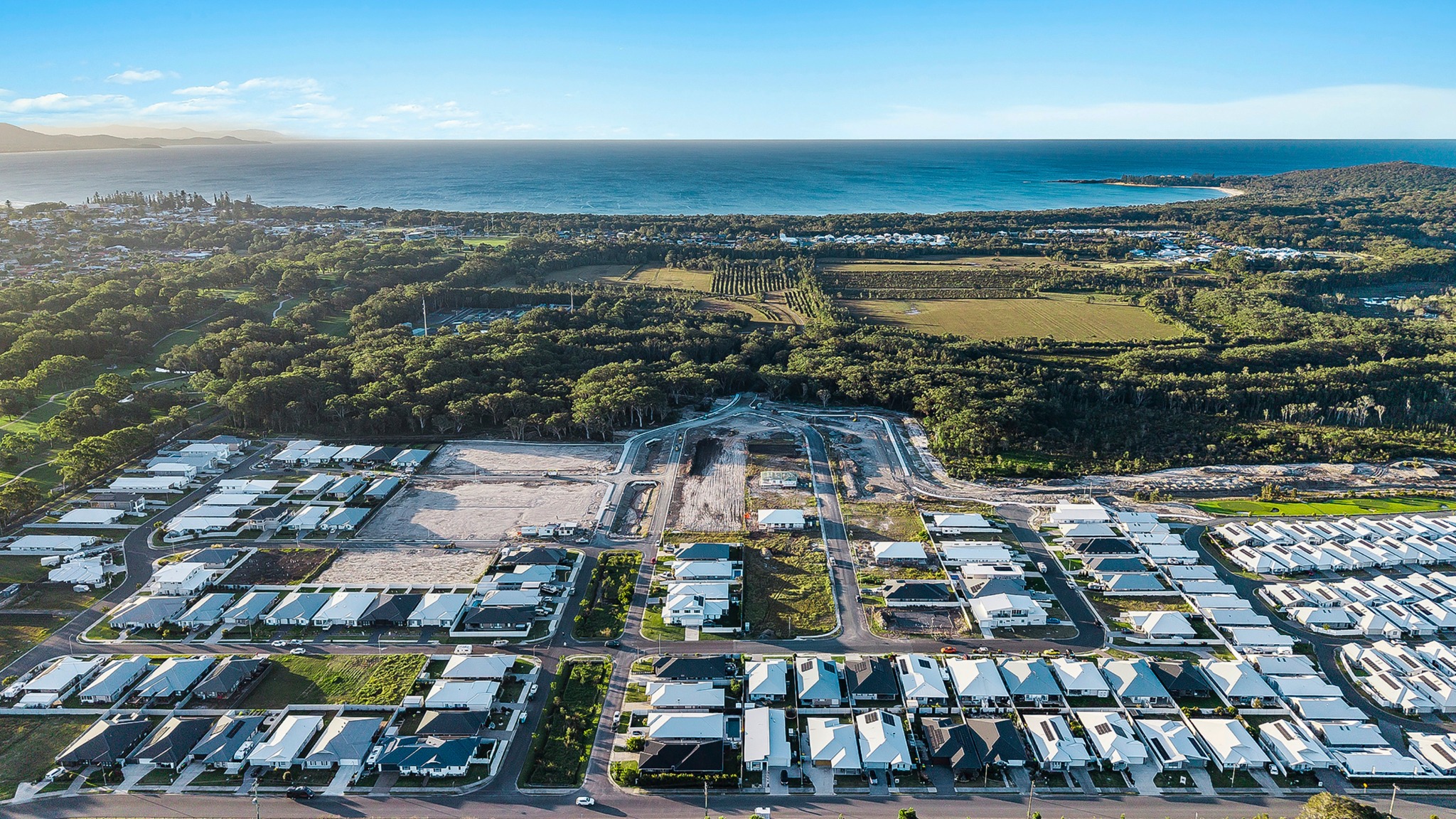 South West Rocks coastline and Saltwater Links location